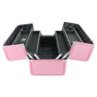 Maleta Profissional De Maquiagem Grande Rosa