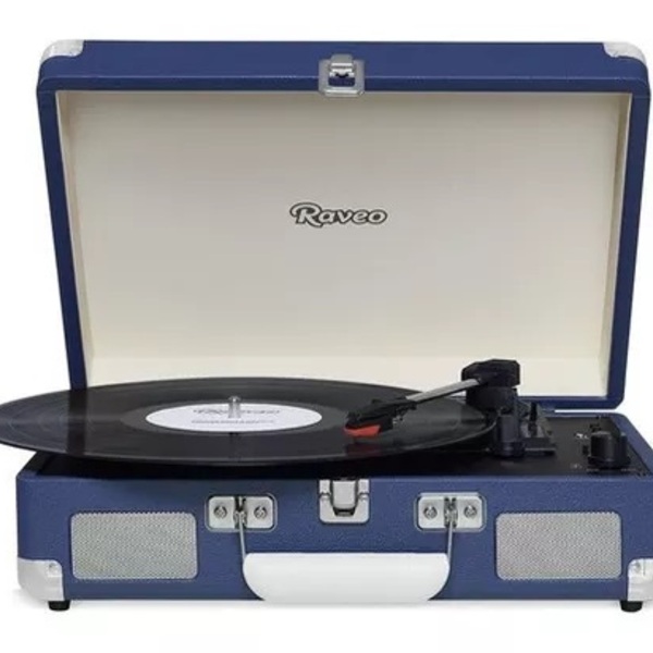 Maleta Vitrola Toca Disco Vinil Bluetooth Usb Classico Retro