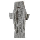 Malha Suéter Para Cachorro Roupa De Frio Grife Pet Cães Cinza