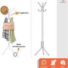Mancebo Cabideiro De Chão Pé Fixo 6 Ganchos Roupas Chapéus Ja