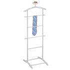 Mancebo Cabideiro Metal 4 Suportes Camisa Atrix Branco