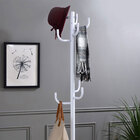 Mancebo Cabideiro Metal 8 Ganchos Mila Branco