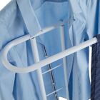 Mancebo Cabideiro Metal Porta Gravatas Roupas Camilo Branco