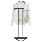 Mancebo Cabideiro Metal Porta Gravatas Roupas Camilo Cinza