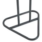 Mancebo Cabideiro Metal Porta Gravatas Roupas Camilo Cinza