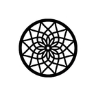 Mandala  Vazada Flor Mdf