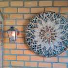 Mandala De Parede Vitral Árabe - 90cm