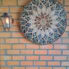 Mandala De Parede Vitral Árabe - 90cm