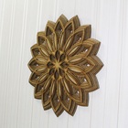 Mandala Decorativa Ambiente Sala Quarto 3d 75x75 38116 Marrom