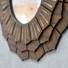 Mandala Decorativa Ambiente Sala Quarto 45x45 38121 Marrom