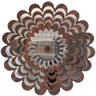 Mandala Decorativa Ambiente Sala Quarto 45x45cm 38148 Marrom