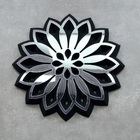 Mandala Decorativa Ambiente Sala Quarto 65x65 38124 Preto