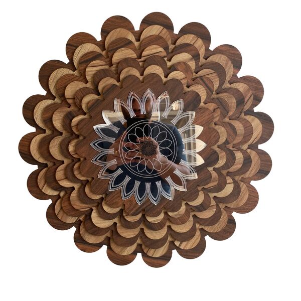 Mandala Decorativa Ambiente Sala Quarto 65x65 38151 Marrom