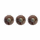 Mandala Decorativa Ambiente Sala Quarto Kit 3 Pçs 38164 Marrom