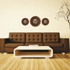 Mandala Decorativa Ambiente Sala Quarto Kit 3 Pçs 38167 Marrom