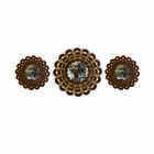 Mandala Decorativa Ambiente Sala Quarto Kit 3 Pçs 38172 Marrom