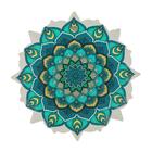 Mandala Em Cerâmica Pequena Verde