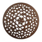 Mandala Gingko - Preto - 80 Cm