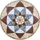 Mandala Indiana I Piso Mosaico - 150cm