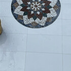 Mandala Indiana Piso Mosaico Árabe - 150cm