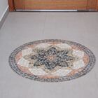 Mandala Indiana Piso Mosaico Ii - 120cm