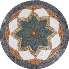 Mandala Indiana Piso Mosaico Ii - 60cm