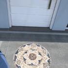 Mandala Indiana Piso Mosaico Lótus Iii - 60cm
