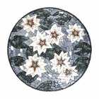 Mandala Mosaico Floral Nenúfares De Monet I - 120cm