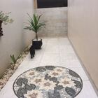 Mandala Mosaico Floral Nenúfares De Monet I - 150cm