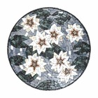 Mandala Mosaico Floral Nenúfares De Monet I - 80cm