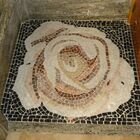 Mandala Mosaico Floral Rosa Branca I - 120cm