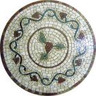 Mandala Mosaico Floral Rosone Bacco - 150cm