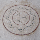 Mandala Mosaico Floral Rosone Fiorellini Veronesi I - 150cm