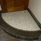 Mandala Mosaico Floral Tapete Jardim De Entrada - 150cm