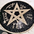 Mandala Piso Mosaico Tetragrammaton - 80 Cm