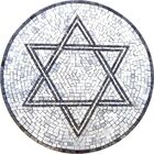 Mandala Simbólica Estrela De David Ii - 70cm