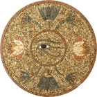 Mandala Simbólica Olho De Ísis Horus E Osíris - 100cm