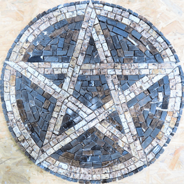 Mandala Simbólica Pentagrama - 80cm