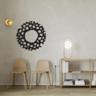 Mandala Sol - Preto - 120 Cm