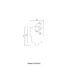 Mandril Com Chave 1/2" - C/ Rosca - 13l 1/2 X 20