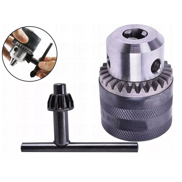 Mandril Para Furadeira Rosca 13mm 1/2 Pol 20unf Com Chave - S