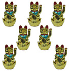 Maneki Neko Gatinho Da Sorte Kit 7 Und  Gato Manekineko Sorte