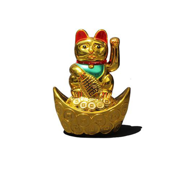 Maneki Neko Gatinho Sorte Riqueza Balança Mão Gato Manekineko