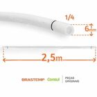 Mangueira 1/4" 2 5m De Instalação Para Purificador Consul - W