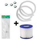 Mangueira 32mm Com Abracadeira Reposicao Manutencao+ Refil Fi