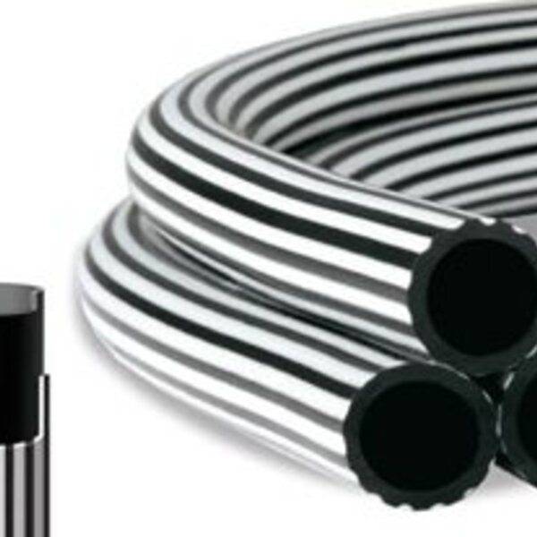 Mangueira Afa Bicolor Preto E Branco 1/2" X 2,0mm Rolo Com 50