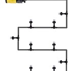 Mangueira Climatizadora Nevoa Jardim  Kit Sistema Irrigacao