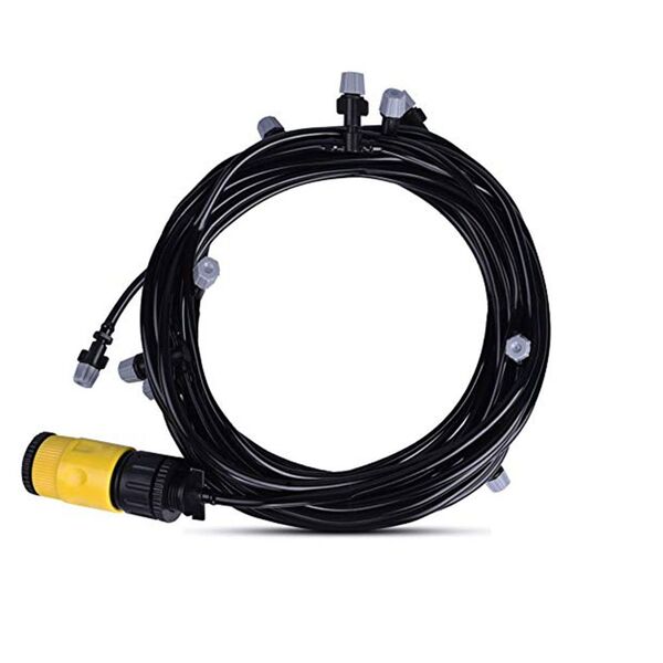 Mangueira Climatizadora Nevoa Kit Sistema Irrigacao Jardim Qu