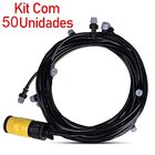 Mangueira Climatizadora Sistema Irrigacao Kit 50  Jardim Gram