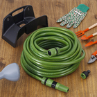 Mangueira com Suporte de Parede 20m Verde Geolia